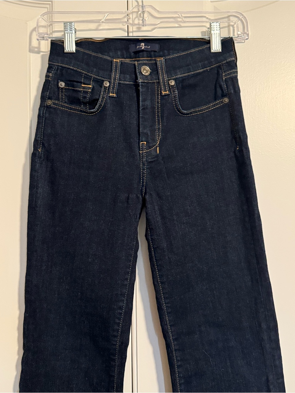 Classic Women's Denim Flared Jeans - Picture 2 of 9